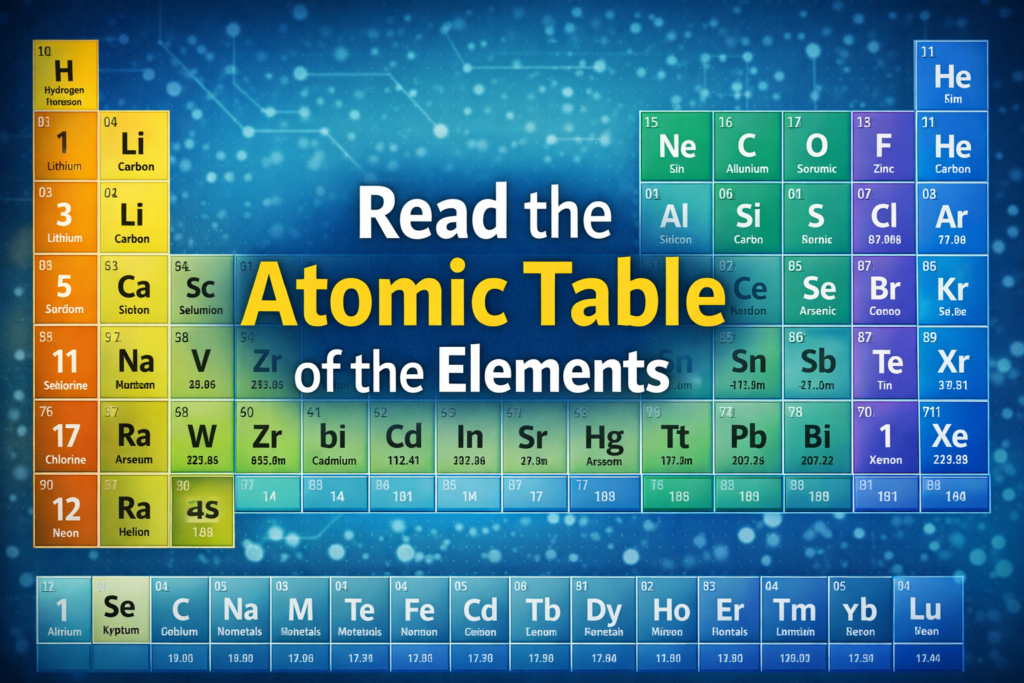 How to Read the Atomic Table