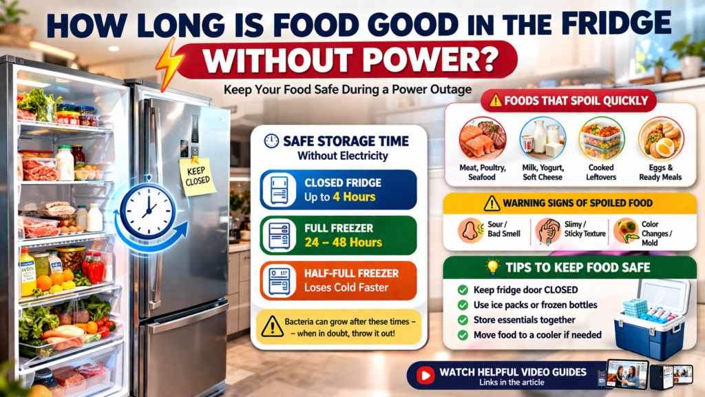 How Long Is Food Good in the Fridge Without Power