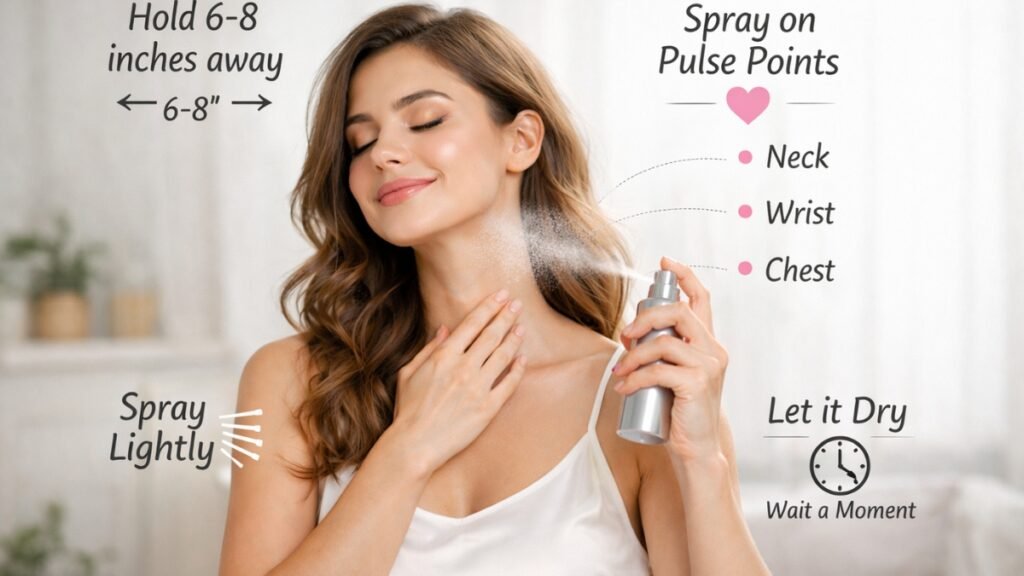 How to use body spray