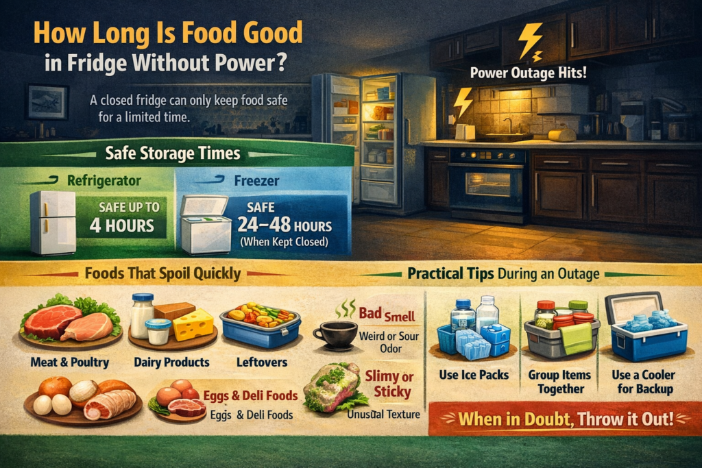 How Long Is Food Good in Fridge Without Power